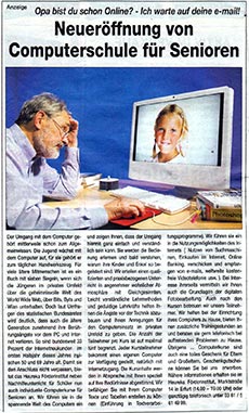Opa bist du schon online